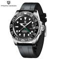 Reloj Mecánico GMT PAGANI DESIGN – Cristal Zafiro, Luminoso, 100m, 24 Estilos