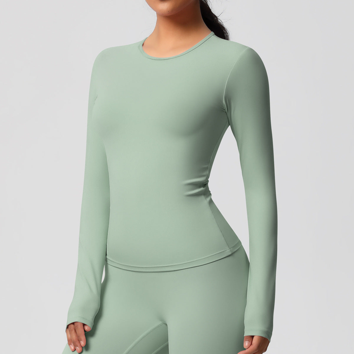 Conjunto Yoga Mujer Pantalón + Top Deportivo 80% Nylon 20% Spandex Quick-Dry Slim-Fit S-XL | Women Yoga Pants & Sports Top Set