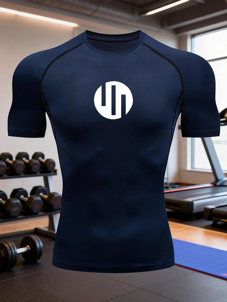 Camiseta Deportiva de Compresión para Hombre – Secado Rápido, Slim Fit, S a XXXL