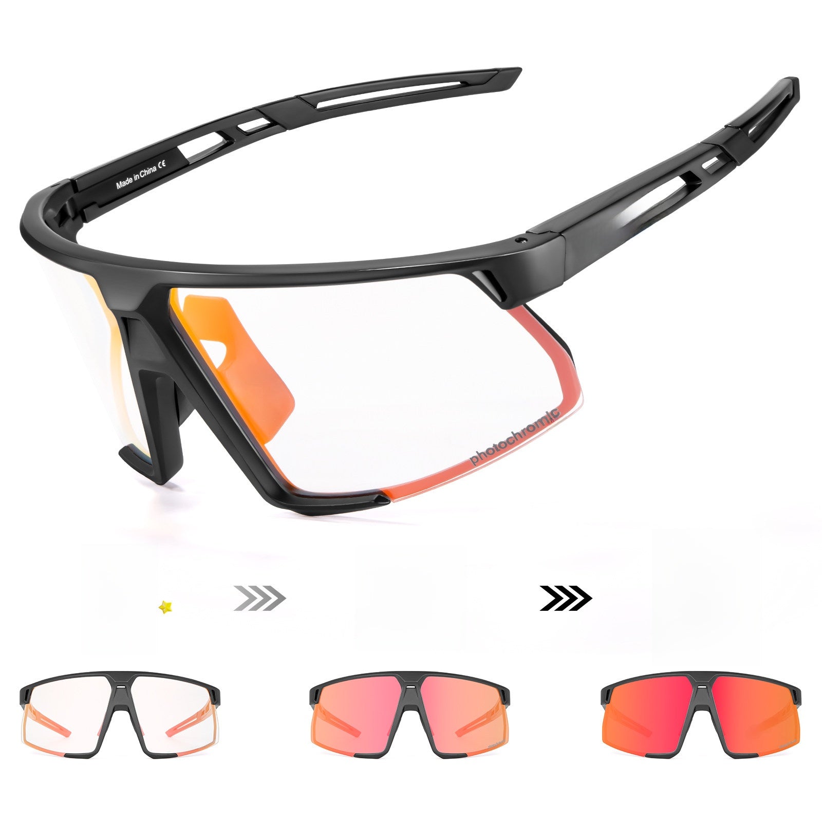 Gafas Deportivas Fotocromáticas Polarizadas UV400 – Ciclismo y Outdoor