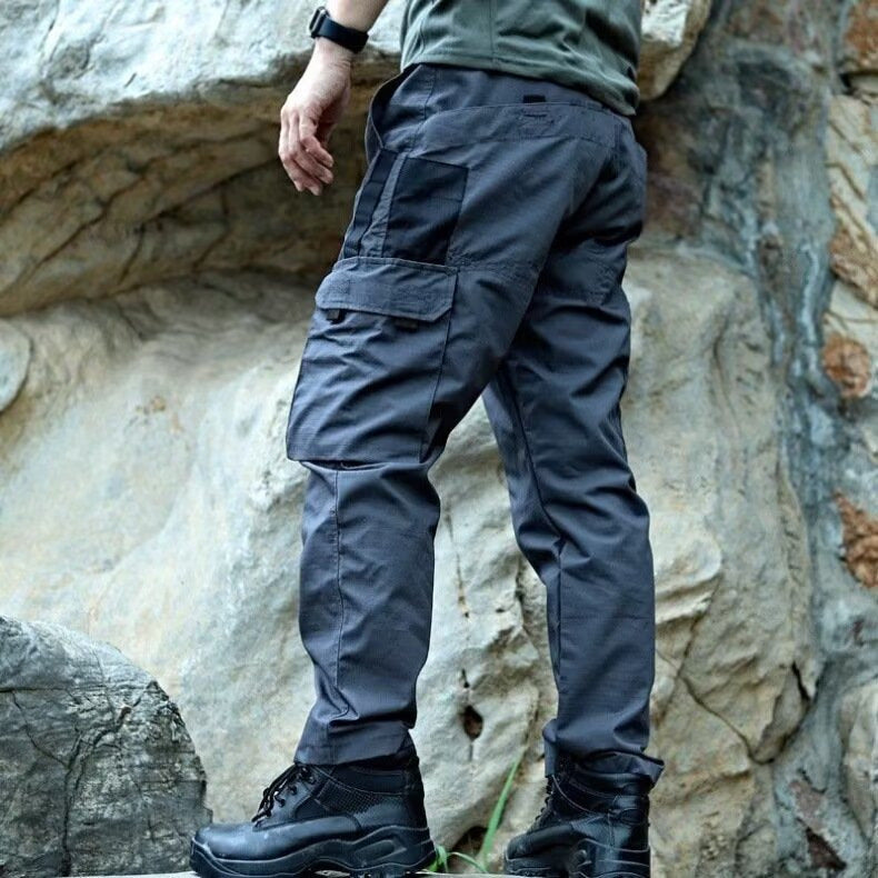 Pantalones Tácticos de Verano para Hombre – 100% Poliéster, Corte Recto, S a XXXL