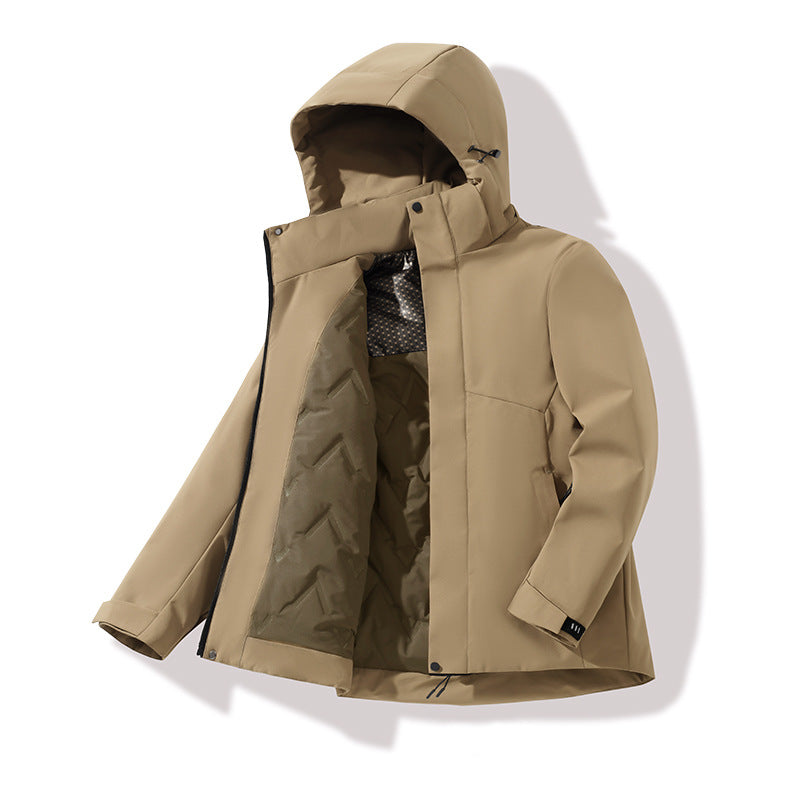 Unisex Mountaineering Jacket | 400g Cotton Fill | Graphene Lined | Hooded Zip | S-5XL | 9 Colors