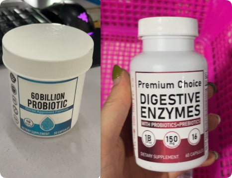 Probiótico 60 Mil Millones UFC + Enzimas Digestivas | Salud Intestinal