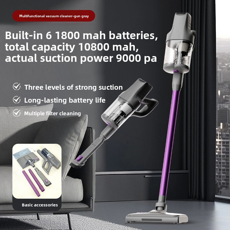Aspiradora Inalámbrica 4 en 1 | 5500Pa | Elimina Ácaros | Recargable USB
