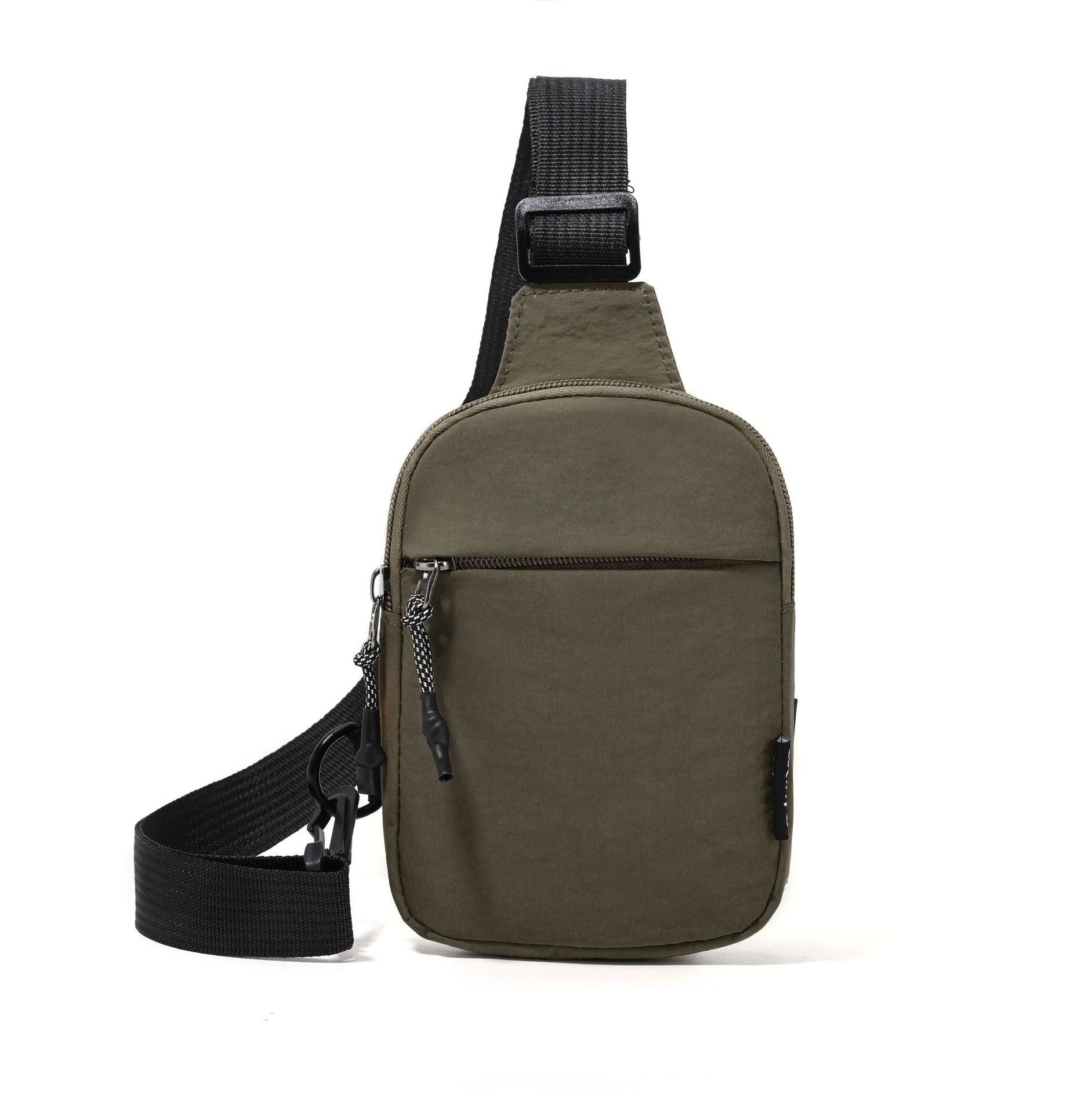 Bolso Bandolera de Color Liso – Nylon Ligero, Estilo Street, 8 Colores
