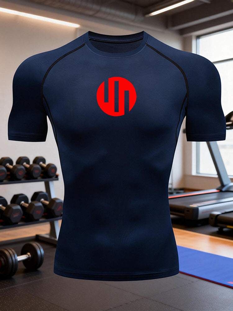 Camiseta Deportiva de Compresión para Hombre – Secado Rápido, Slim Fit, S a XXXL