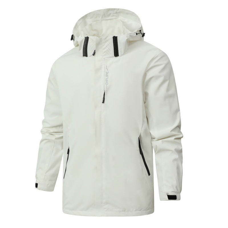Unisex Waterproof Jacket | 8000mm Rating | Windproof & Breathable | Lightweight | M-5XL | 13 Colors