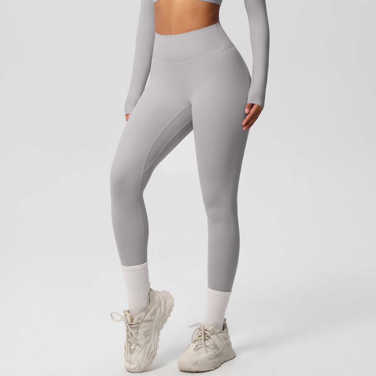 Conjunto Yoga Mujer Pantalón + Top Deportivo 80% Nylon 20% Spandex Quick-Dry Slim-Fit S-XL | Women Yoga Pants & Sports Top Set