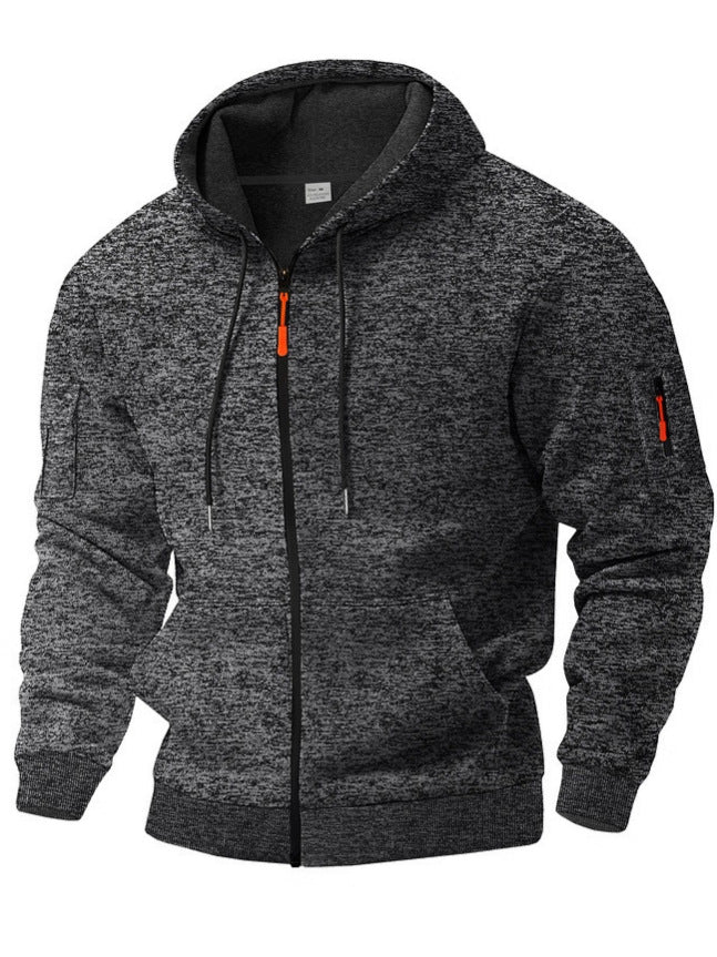 Sudadera con Capucha y Cierre | Terciopelo Catiónico 280g | 5 Colores | S-XXXL