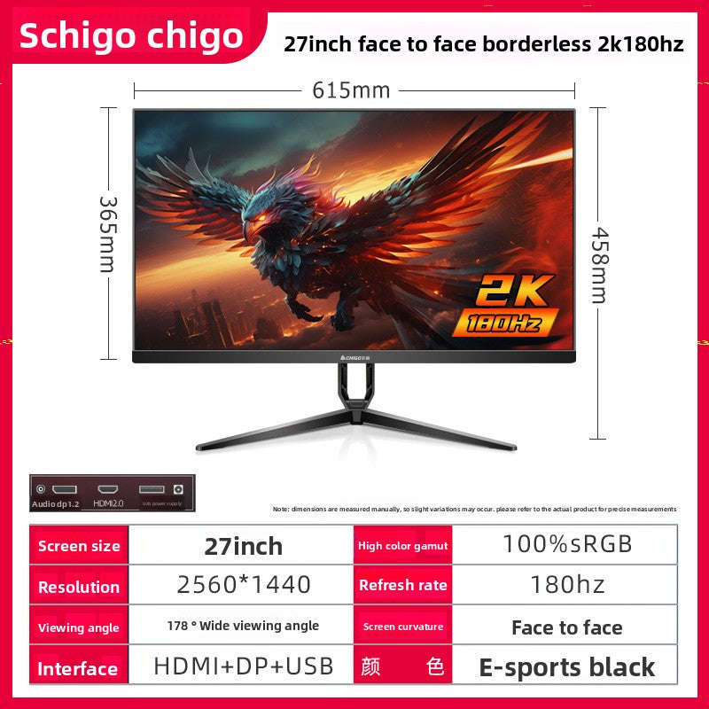 Monitor de Computadora IPS – Plano y Curvo | 20" a 27" | FHD 2K 4K | 60Hz a 240Hz