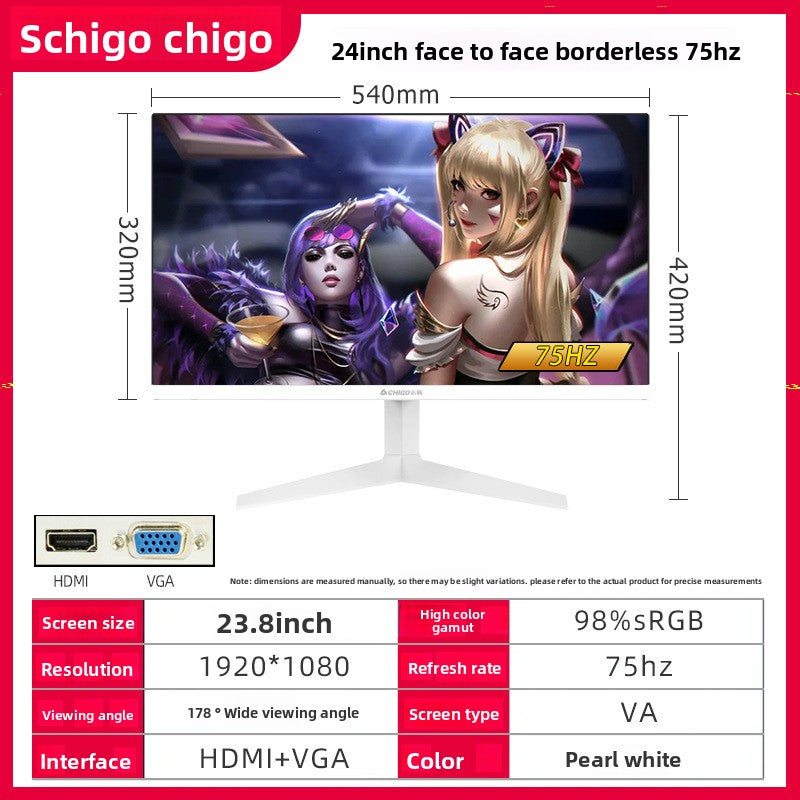 Monitor de Computadora IPS – Plano y Curvo | 20" a 27" | FHD 2K 4K | 60Hz a 240Hz