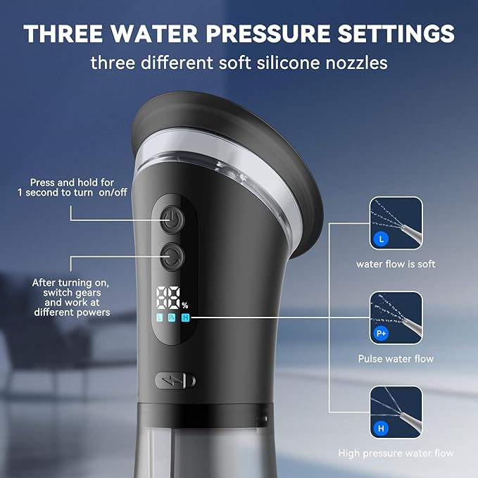 Lavador de Oídos Eléctrico E80 — Limpieza Profunda con Agua a Presión