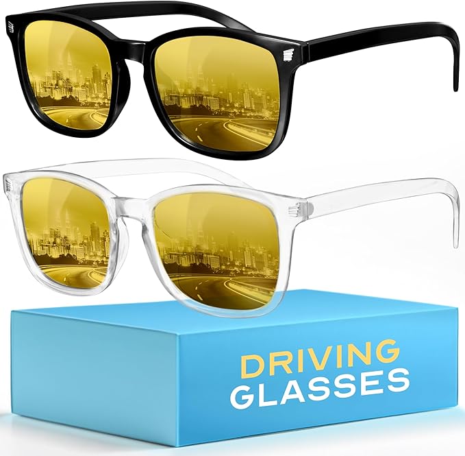 Livho Gafas Bloqueadoras de Luz Azul – Conducción Nocturna y Pantallas