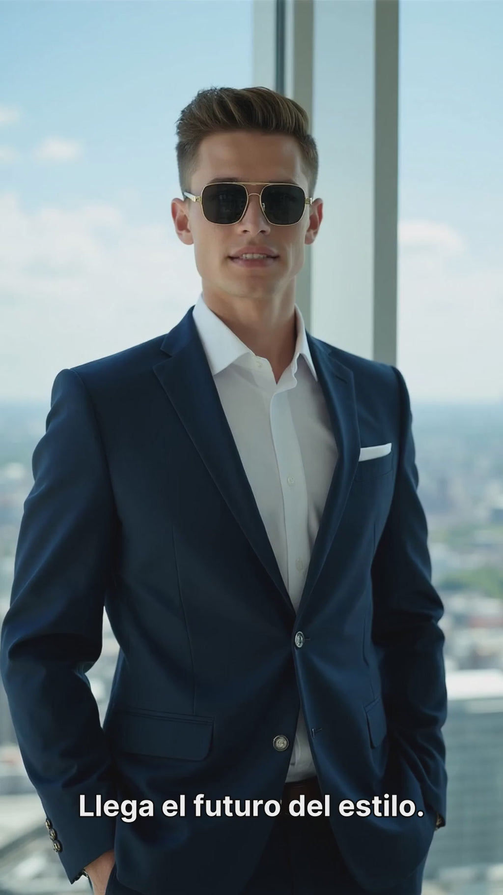 Gafas de sol, moda otoño/verano 2026, marco geométrico de doble viga
