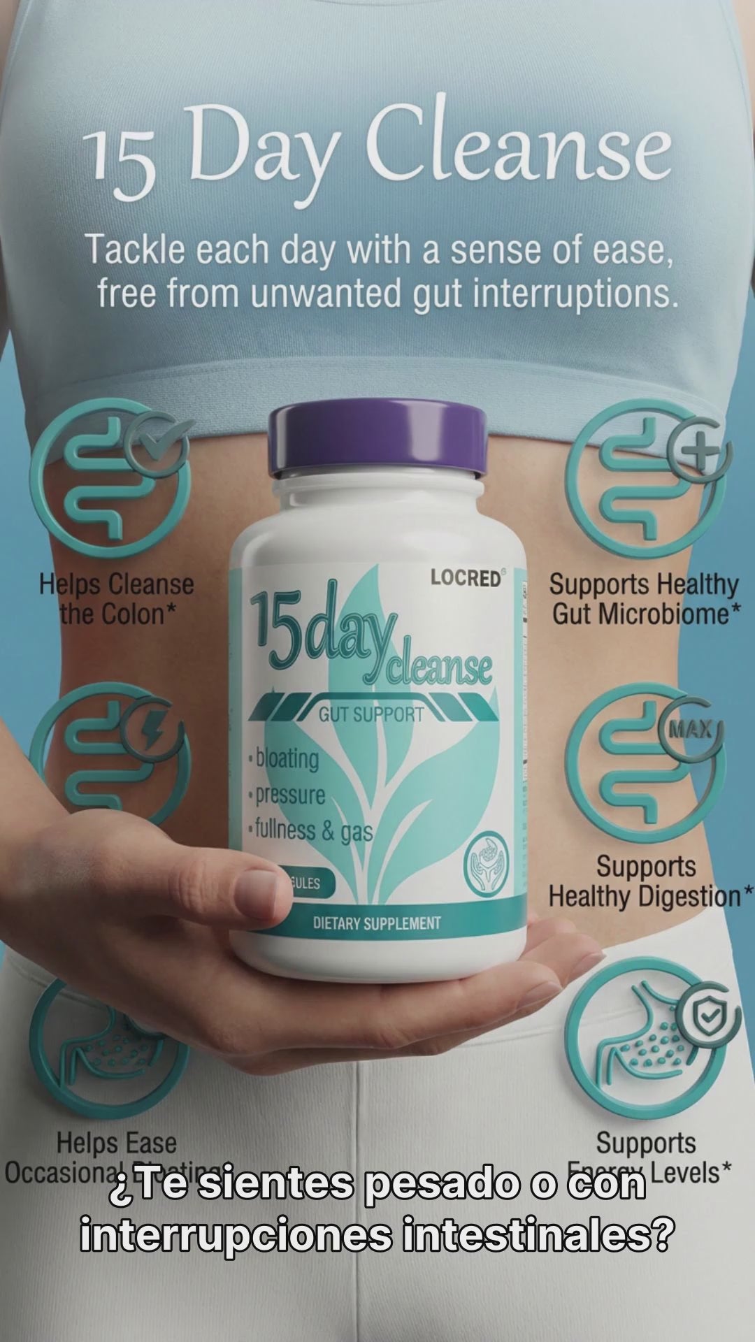 15 Day Cleanse - Gut & Colon Support | 30 Capsules
